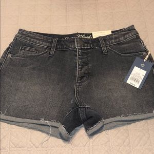 Target black wash jean shorts